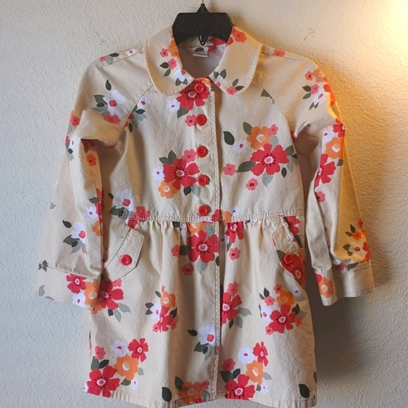 Gymboree Other - 💥3/15$ Gymboree Floral Jacket size 10-12